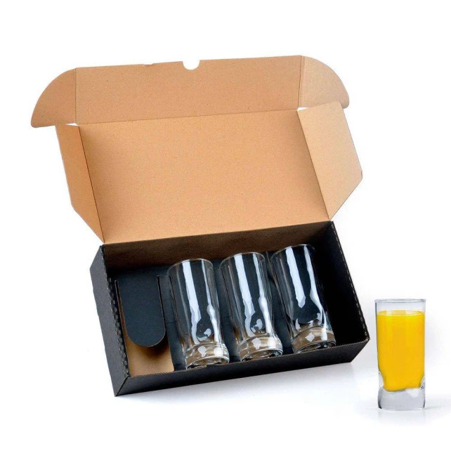 Jogo de Copos de Vidro para Suco / Água 310ml- 4 Peças