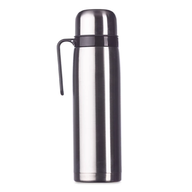 Garrafa Térmica Aço Inox Com Alça 1 Litro