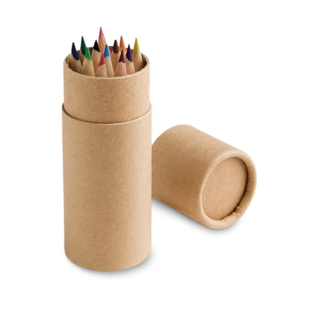 Caixa com 12 Lápis de Cor CRICKET. 