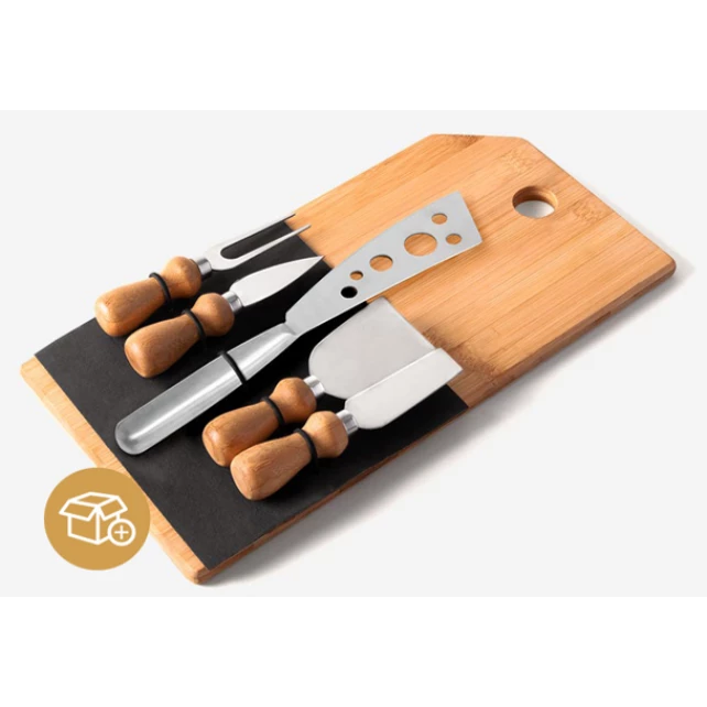 Kit para Queijo em Bambu Oregon - 6 Peças