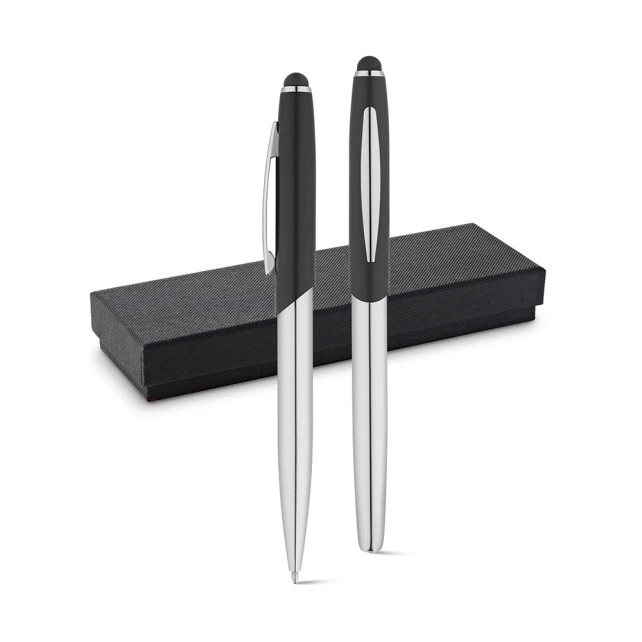 Conjunto de Roller e Esferográfica com Touch DOUBLETTE. 