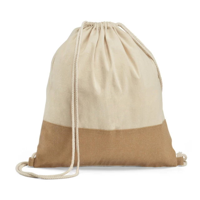 Sacola tipo Mochila em Algodão SABLON. 