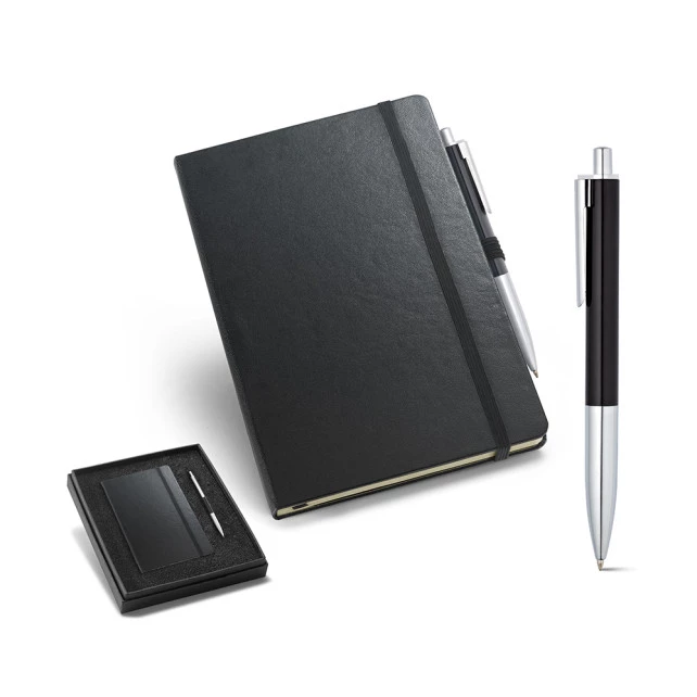 Kit de Caderno e Esferográfica GULLAR