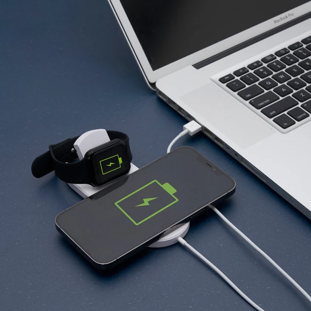 Base de Carregamento por Indução para Celular e Iwatch