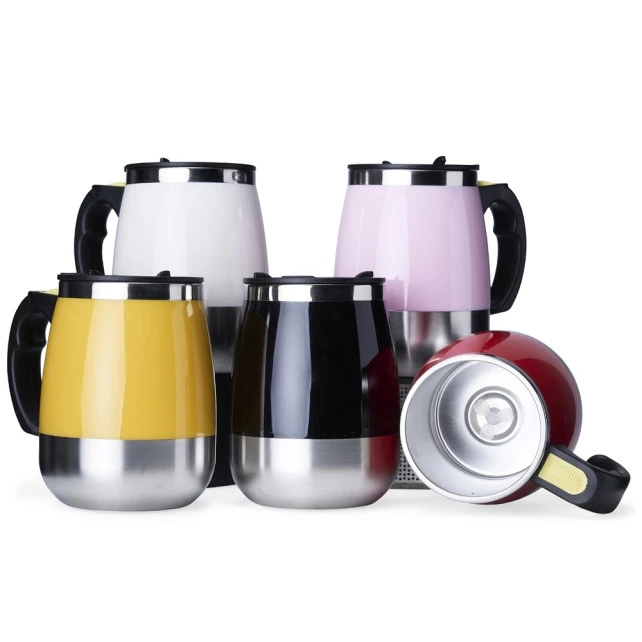 Caneca Inox com Misturador 350ml