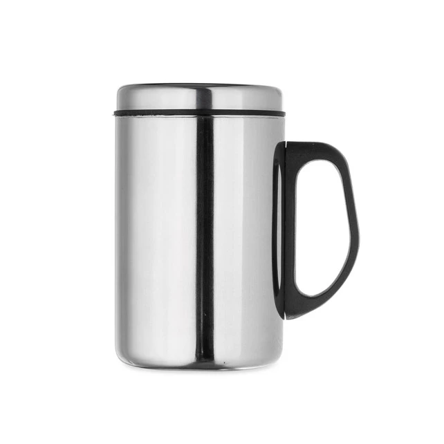 Caneca em Aço Inox com Parede Dupla 350ml