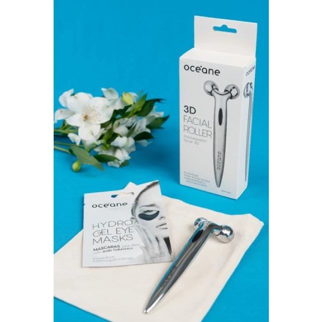 Kit Máscara e Massageador 3D