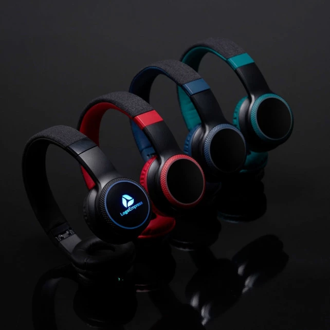 Fone de Ouvido Bluetooth com LED