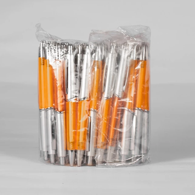 PACOTE COM 50 PÇS CANETA PLÁSTICA