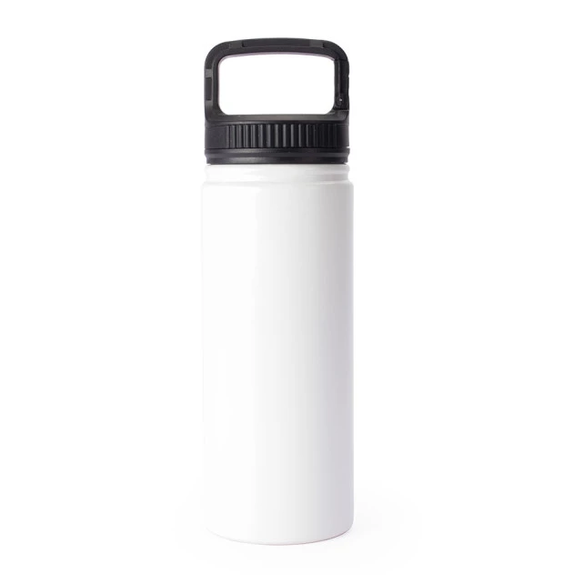 GARRAFA TÉRMICA COM ALÇA PRESILHA 500ML