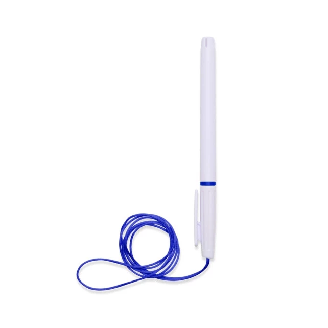 CANETA PLÁSTICA COM CORDÃO