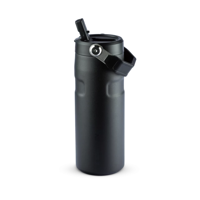 Garrafa Térmica Aerolight Flip Straw Black | 473ml