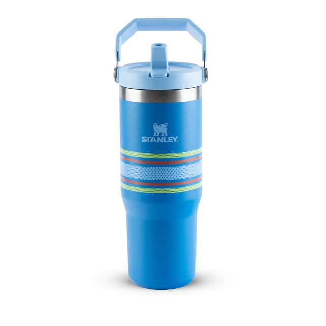 Tumbler Térmico Flip Straw Varsity Azure Stripes | 887ml