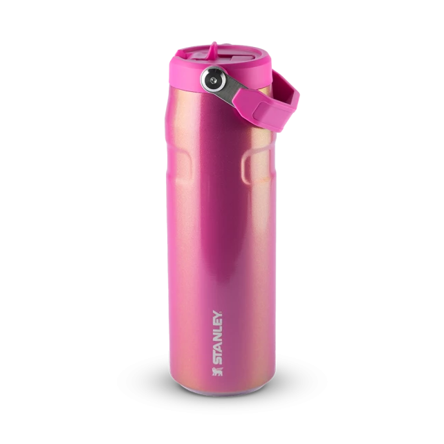 Garrafa Térmica Aerolight Flip Straw Stanley Dazzle Pink Shimmer | 710ML