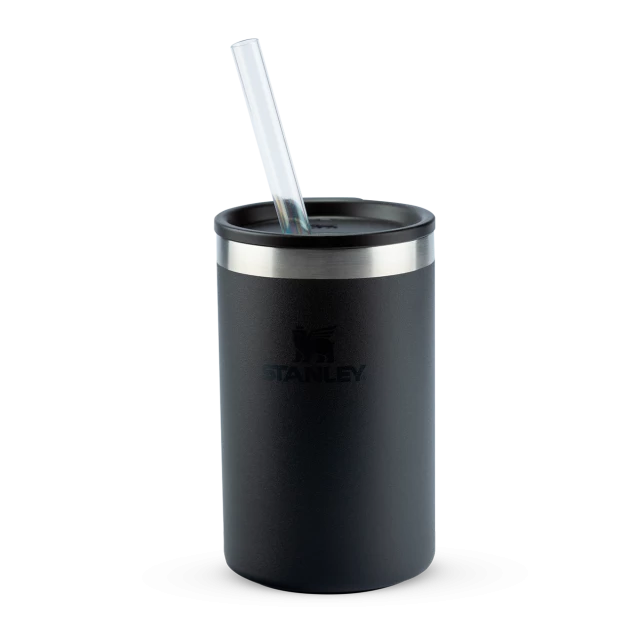Can Cooler com canudo Black 2.0| 296ML