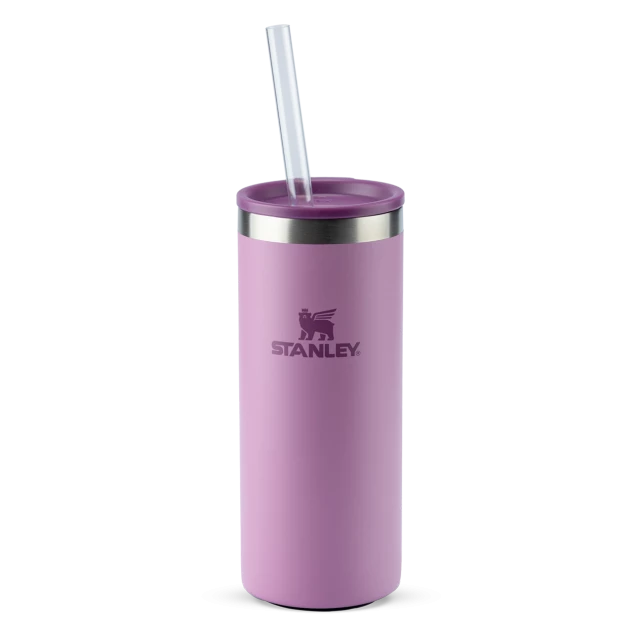 Can Cooler Slim com canudo Lilac | 296ML