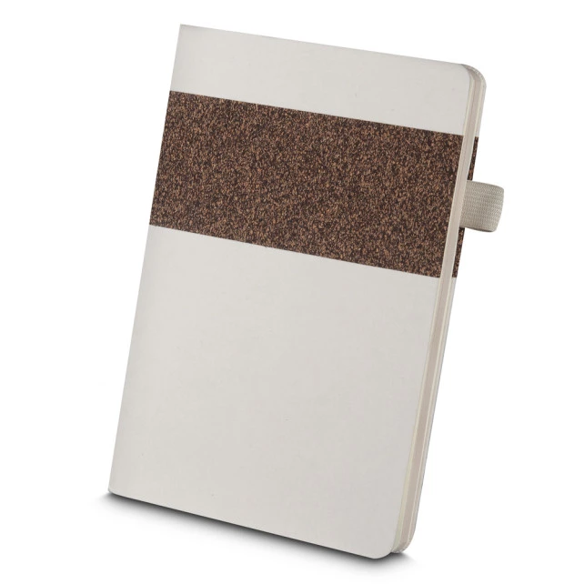 Caderno Capa em Fibra de Cana de Açúcar e Café