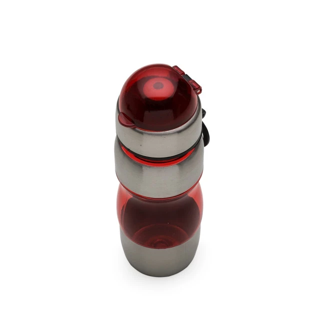 SQUEEZE PLASTICO C/ METAL 450ML BICO E ALÇA 