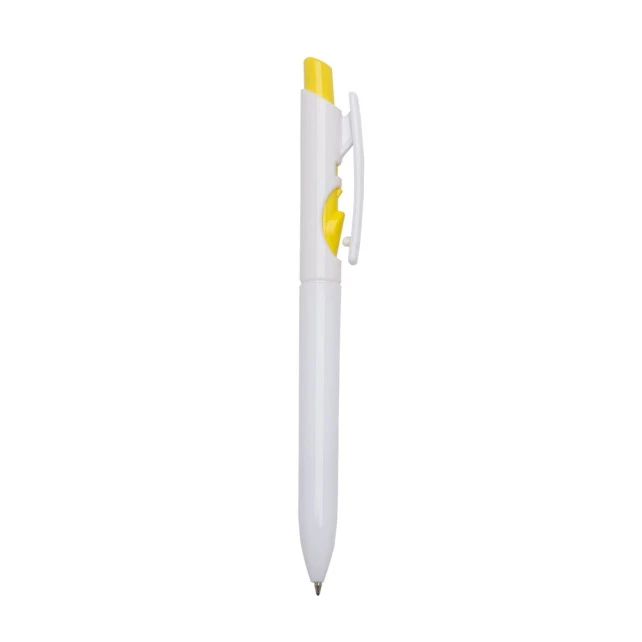 CANETA PLÁSTICA LEITOSO 