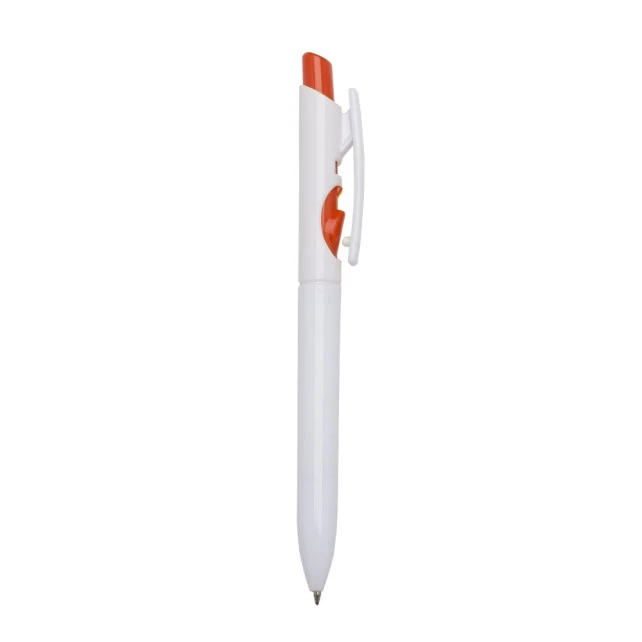 CANETA PLÁSTICA LEITOSO 