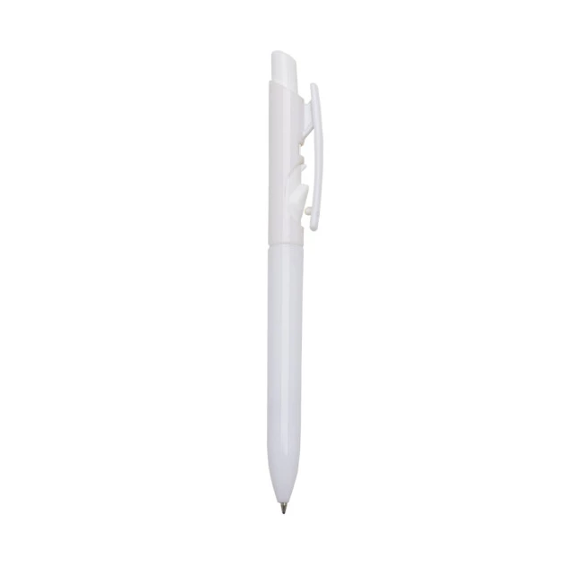 CANETA PLÁSTICA LEITOSA 