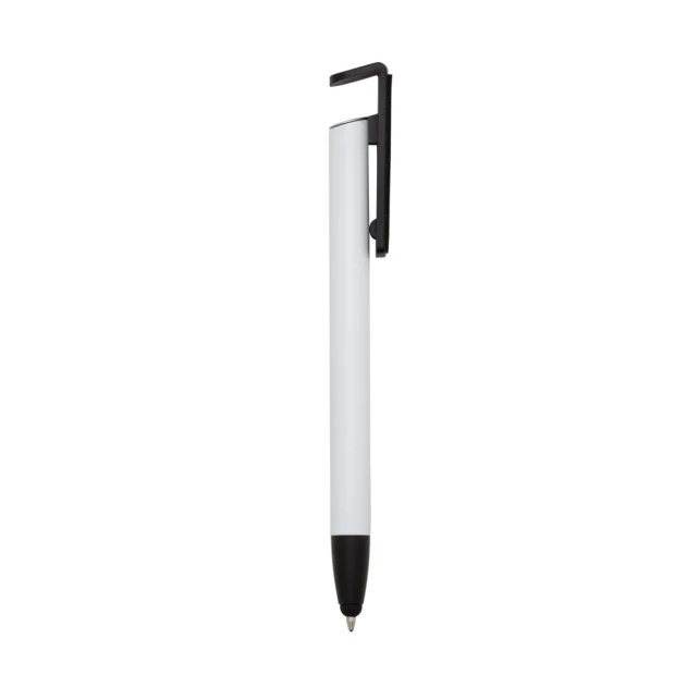 CANETA BASE CELULAR C/ LIMPADOR DE TELA E PORTA TOUCH 