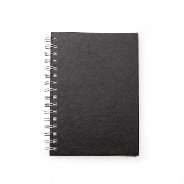 CADERNO PEQUENO DE COURO SINTÉTICO