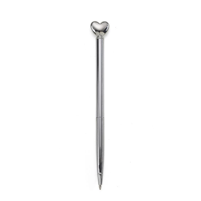 CANETA METAL CORAÇÃO 