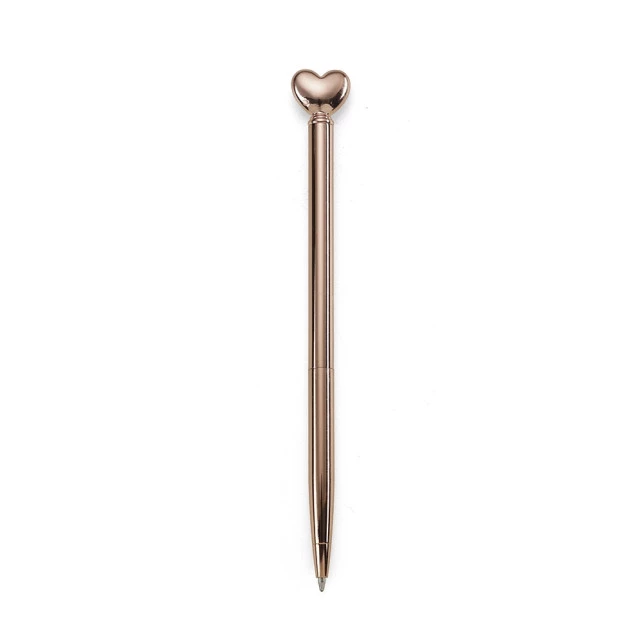 CANETA METAL CORAÇÃO 