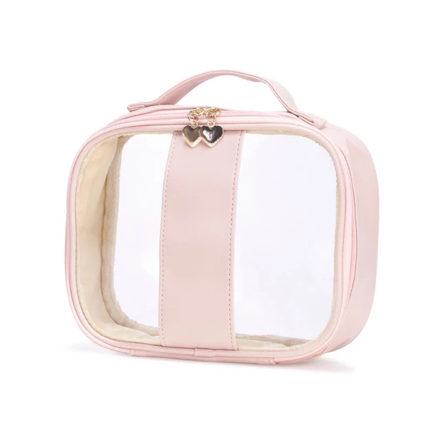 NECESSAIRE EM PVC E PU TAM.M