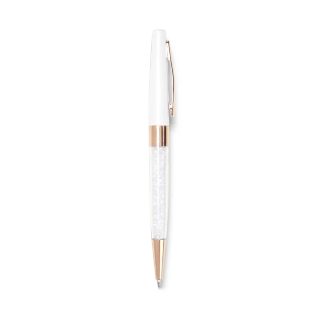 CANETA SEMI - METAL CRISTAIS 