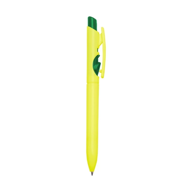 CANETA PLÁSTICA LEITOSA