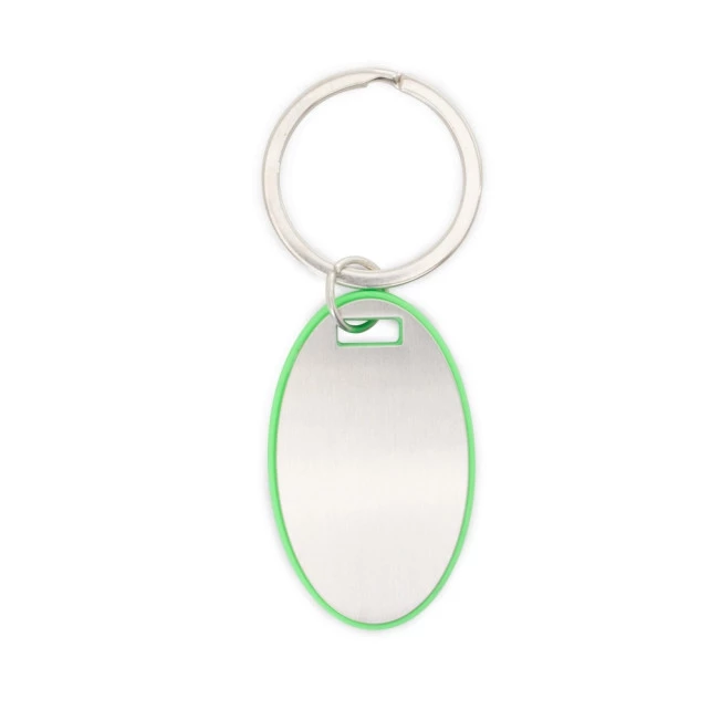 CHAVEIRO OVAL PLASTICO/METAL