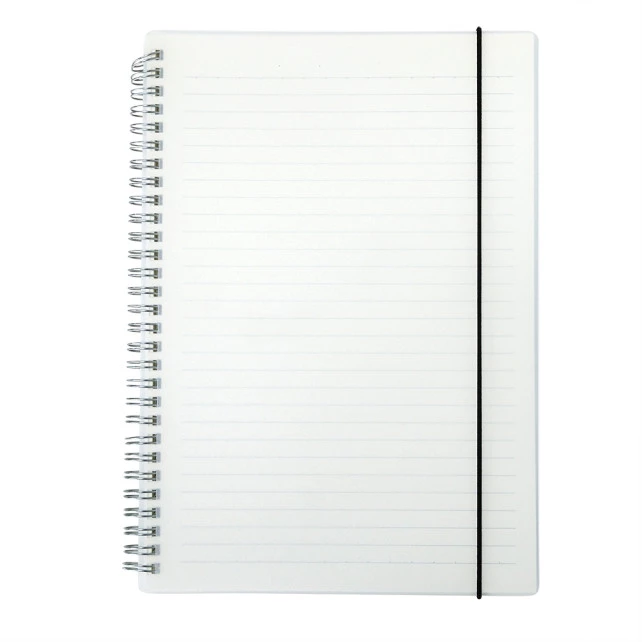 CADERNO COM CAPA PLÁSTICA