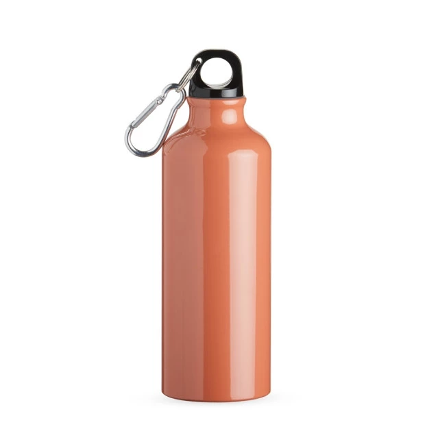 SQUEEZE ALUMINIO 500ML C/ BICO E MOSQUETÃO