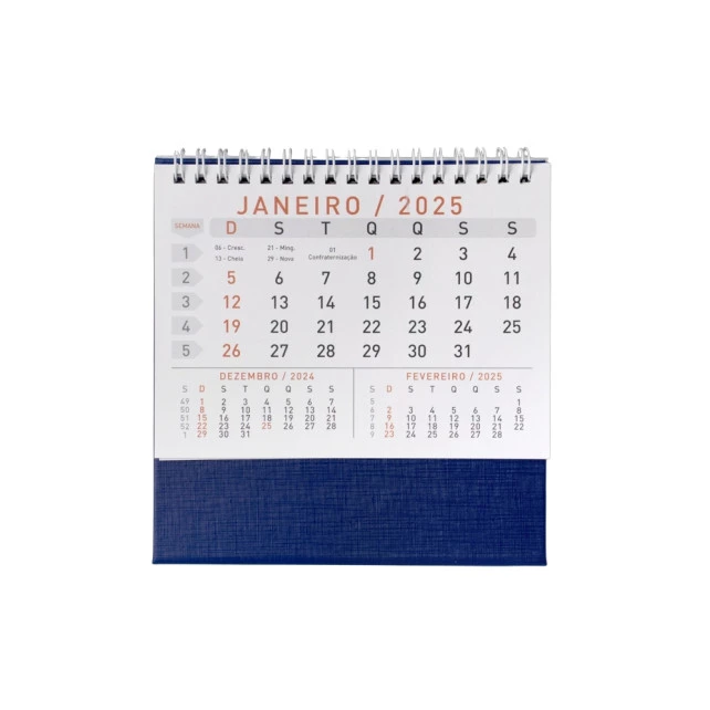 CALENDÁRIO DE MESA 2026