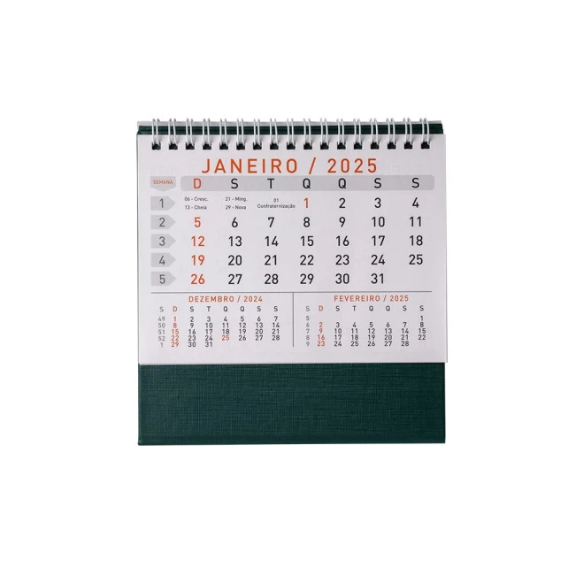 CALENDÁRIO DE MESA 2026