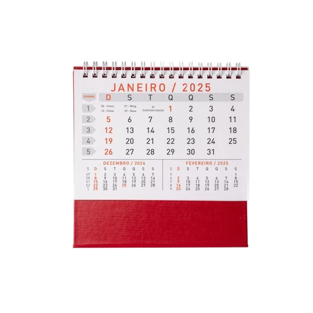 CALENDÁRIO DE MESA 2026