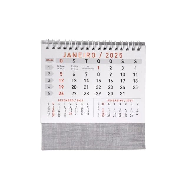 CALENDÁRIO DE MESA 2026
