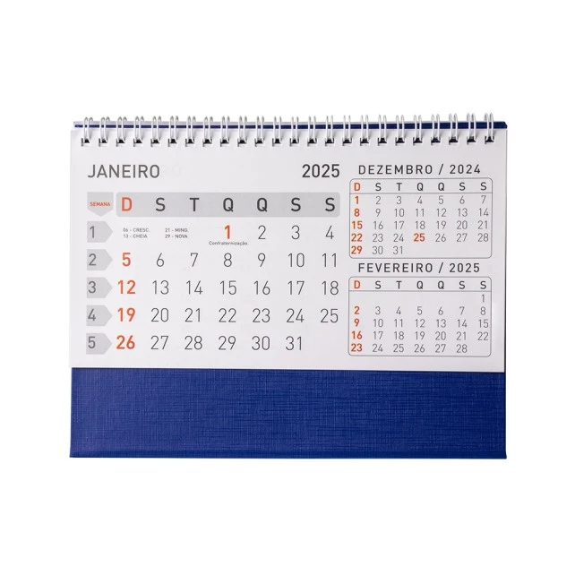 CALENDÁRIO DE MESA 2026