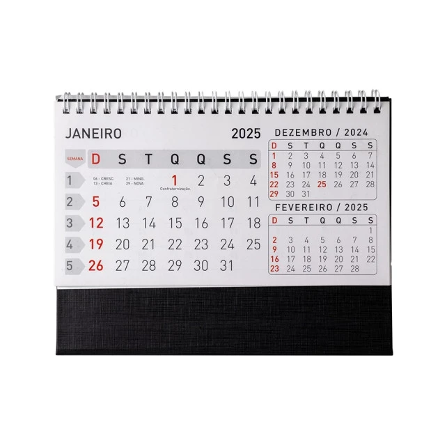 CALENDÁRIO DE MESA 2026