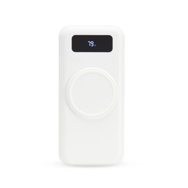 POWER BANK 10.000MAH COM CARREGAMENTO VIA INDUÇÃO OU VIA CABO