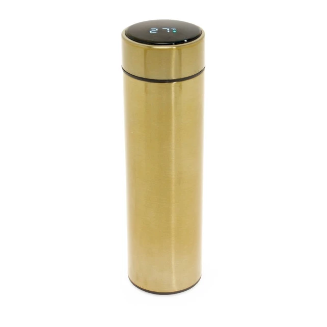 GARRAFA TÉRMICA 400ML C/ TERMÔMETRO