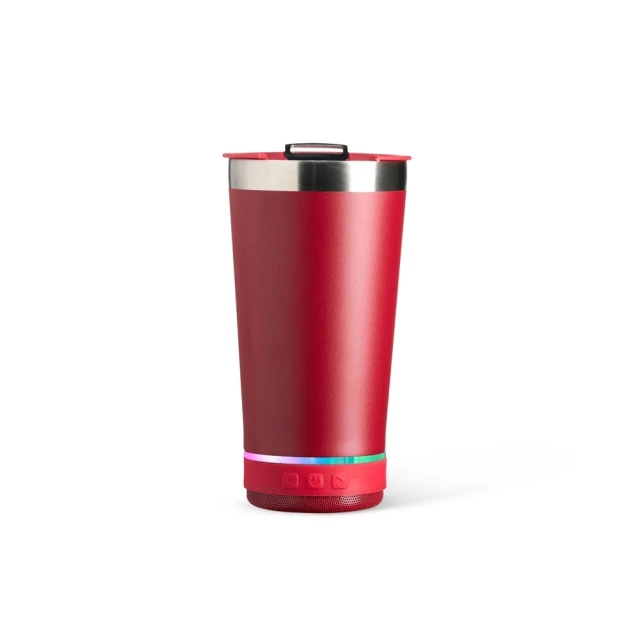 COPO TÉRMICO 400ML C/ CAIXA DE SOM