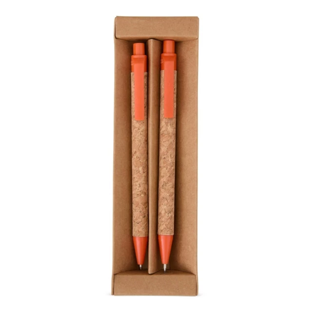 KIT ECOLÓGICO CANETA E LAPISEIRA CORTIÇA