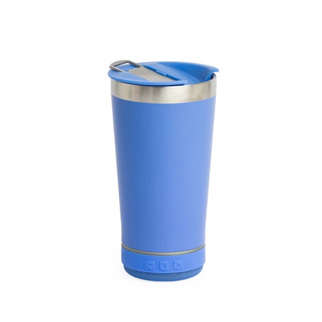 COPO TÉRMICO 400ML C/ CAIXA DE SOM