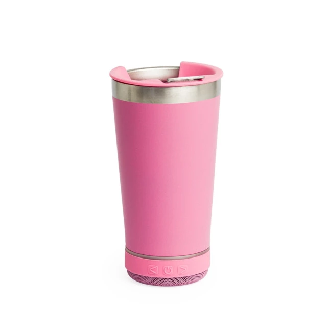 COPO TÉRMICO 400ML C/ CAIXA DE SOM