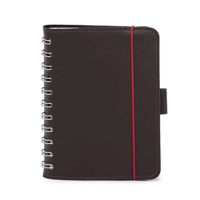 CADERNETA DE COURO SINTÉTICO