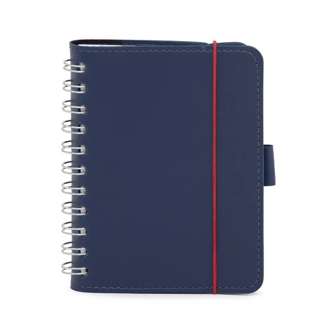 CADERNETA DE COURO SINTÉTICO