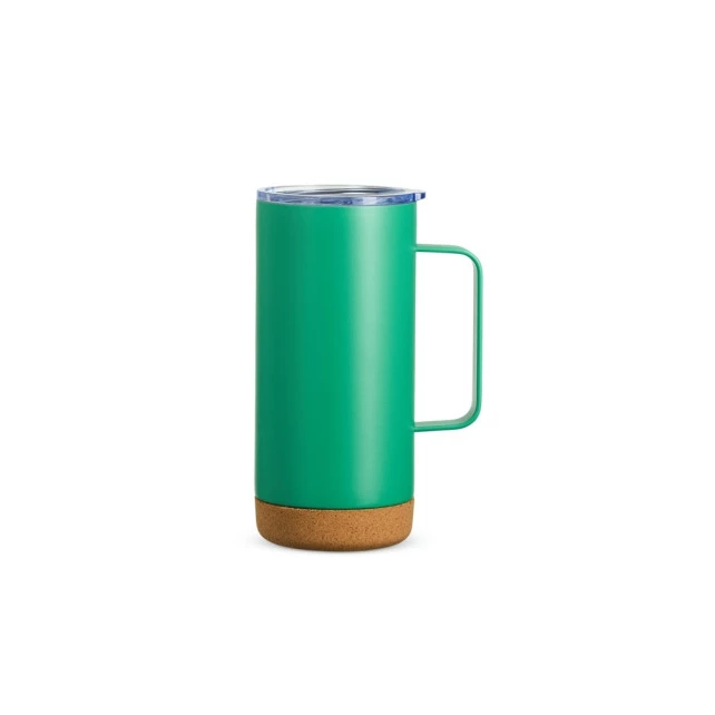 CANECA TÉRMICA COM CORTIÇA DE 500ML